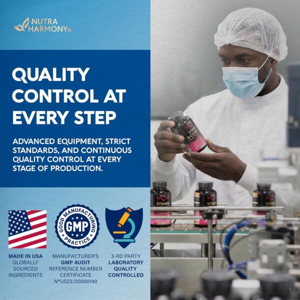 1775222212_81EJSALbNUL._AC_SL1500_.jpg USDA Organic Vitamin B-Complex B5 Pantothenic Acid | B12 Methylcobalamin | B1 Thiamine | B6 Pyridoxine | B7 Biotin | B9 Folic | B3 Niacinamide - B Complex Liquid Drops, Made in USA Supplement, 2fl oz