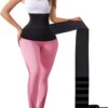 Waist Trainers For Women Belly Fat,Postpartum Belly Wrap For Tummy Control,Bandage Wrap Waist Trainer, Waist Trainer For Women Lower Belly Fat Black