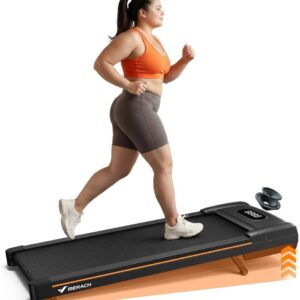 MERACH W50 Walking Pad Treadmills for Home, 12% Auto Incline, 400lbs Capacity, 3.5HP Super Quiet Brushless, 16.5″x41.3″ Spacious Running Belt, Under Desk Treadmill with Remote & LED