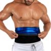 Waist Trainer Trimmer Sweat Belt Band for Men Lower Belly Fat Sauna Slimming Belt Suit Workout