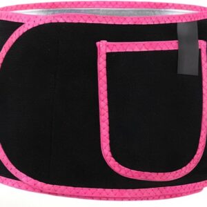 Waist Trainer for Women, Elastic Sweat Band Workout Waist Trimmer Belt, Heat Retention Slimming Stomach Wrap for Belly Fat, Easy to Clean (Red)