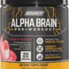 ONNIT Alpha Brain Pre-Workout Powder, IGEN™ Non-GMO Tested, Tiger's Blood Flavor, Pre-Workout Supplement for Women and Men, Dietary Supplement, 20 Servings per Tub, 6.76 oz