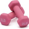 Amazon Basics Neoprene Dumbbell Hand Weights for Exercise and Muscle Toning