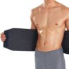 Bracoo Waist Trimmer Sweat Band for Women & Men, Sauna Belt for Lower Belly Fat, Adjustable Stomach Wrap for Workout, SE22