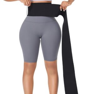 FeelinGirl Waist Trainer for Women Bandage Wrap Trimmer Belt Long Torso Tummy Wraps Belly Body Shaper Waist Trimmer Belt