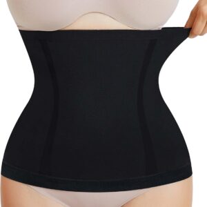 AOSBOEI Waist Trainer Shapewear Tummy Control Waist Cincher Girdle Body Shaper Postpartum Recovery Belt Belly Band Wrap