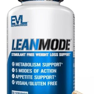 EVL Weight Loss Support Pills – Premium Multipurpose Appetite Metabolism and Fat Loss Support for Men and Women – LeanMode with Green Coffee Bean Extract CLA and Garcinia Cambogia – 50 Servings