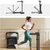 WALKINGPAD Folding Treadmills for Home, Smart Vertical Fold, LED Display with Adjustable Height Handles, No Assembly