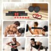 Adjustable Dumbbells,20/30/40/60/80lbs Free Weight Set with Connector, 4 in1 Dumbbells Set Used as Barbell/Kettlebells/Push up Stand, Fitness Workout Equipment for Home Gym for Youth,Women/Men