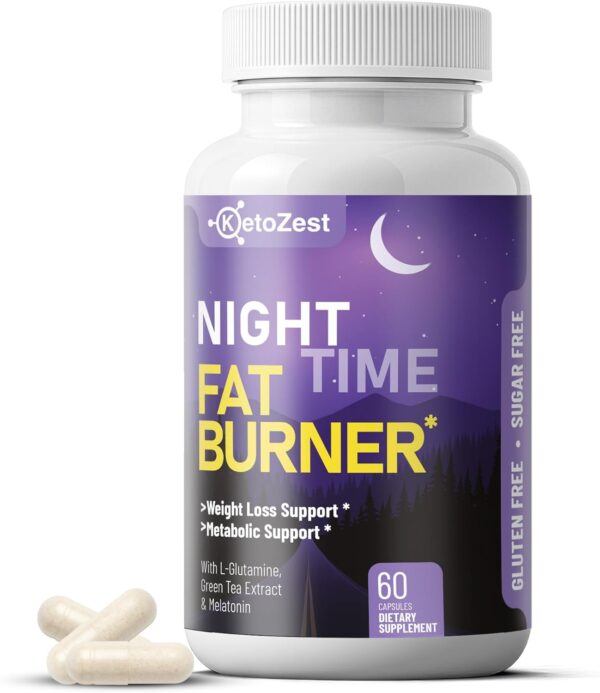 711p1y3167L._AC_SL1500_.jpg Night Time Fat Burner for Weight Loss – Metabolism Booster Nighttime Belly Fat Burn & Natural Appetite Suppressant Supplement for Men Women – Relaxation Weight Control Support Pills