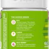 OLLY Daily Energy Gummy, Caffeine Free, Vitamin B12, CoQ10, Goji Berry, Adult Chewable Supplement, Tropical Flavor - 60 Count