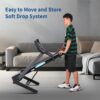 Treadmills for Home, Folding Treadmill with 12% Auto Incline, 2.5 HP, 8.5 MPH Speed, 15 Preset Programs, Heart Rate Sensor, LCD Display, 220 lb Weight Capacity for Office Workout