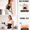 Junlan Sweat Waist Trainer for Women - Corset Sweat Band for Working Out