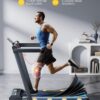 Walking Pad Treadmill with 12% Incline and Handle Bar, 4 in 1 Folding Treadmill for Home/Office, Under Desk Treadmills Portable Walking Pad with App & Bluetooth Speaker, 0.6-10MPH