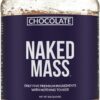 NAKED Chocolate Mass Gainer - All Natural Weight Gainer Protein Powder - 8lb Bulk, GMO Free, Gluten Free & Soy Free. No Artificial Ingredients - 1,360 Calories