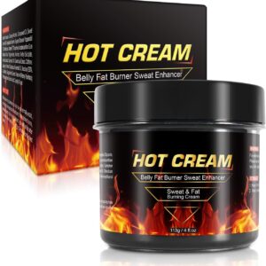 Hot Sweat Cream, Natural Sweat Cream for Belly Fat Burner for Women, Fat Burning Cream for Belly, Hot Cream Weight Loss Workout Enhancer, Cellulite Treatment for Thighs Legs, Arms & Buttocks (1 PC)