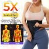 Dulchany Sauna Suit Waist Trimmer for Women Waist Trainer Sweat Band for Stomach Belly Thermo Slimming Belt Workout