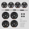Phoenix Fitness Dumbbells Weight Set, Adjustable 2 in 1 Barbell Set for Exercise, Muscle and Strength Training