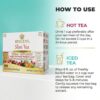 HYLEYS Slim Tea 9 Flavor Assortment 100 Ct - Weight Loss Herbal Supplement Cleanse and Detox - 100 Tea Bags (1 Pack) - Herbal Tea Variety Pack