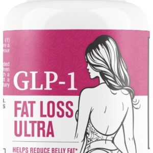 GLP-1 Fat Loss Ultra – Weight Loss Pills, Appetite Suppressant & Fat Burner for Women | Supports Healthy Pathways Associated with GLP-1 Activity | 3rd Party Tested Supplement – 60 Capsules for Adults