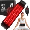 Red Light Heating for Body: RAYOCON 5 Light Levels Light Heat Belt Wrap for Back/Waist 660nm & 850nm Led Beads with Timer