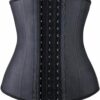 YIANNA Women's Underbust Latex Sport Girdle Waist Trainer Corsets Hourglass Body Shaper