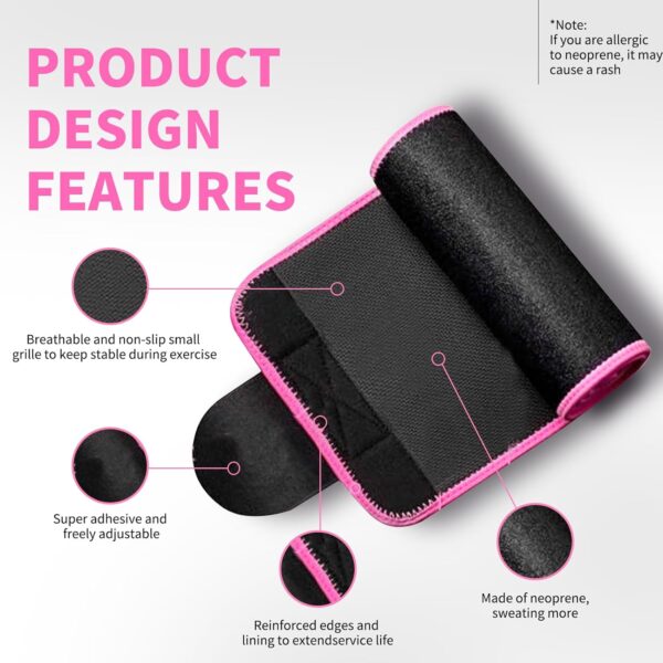 Waist Trainer for Women and Men Belly Fat, Neoprene Sauna Sweat Band, Stomach Wrap Waist Trimmer for Workout