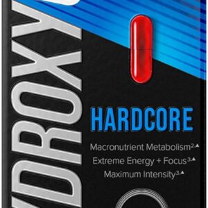 Hydroxycut Hardcore – 60 Rapid-Release Capsules – Thermogenic Calorie Burn, Extreme Energy + Focus, Maximum Intensity – for Women & Men