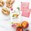 Miracle Tree - Organic Moringa Superfood Tea, 25 Individually Sealed Tea Bags, Peach & Ginger (Keto, Detox, Energy & Immunity Booster, Vegan, Gluten-Free, Organic, Non-GMO, Caffeine-Free)