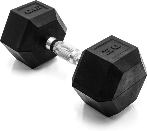 CAP Barbell Coated Hex Dumbbell Weight - Single | 10-120 lbs | Multiple Options