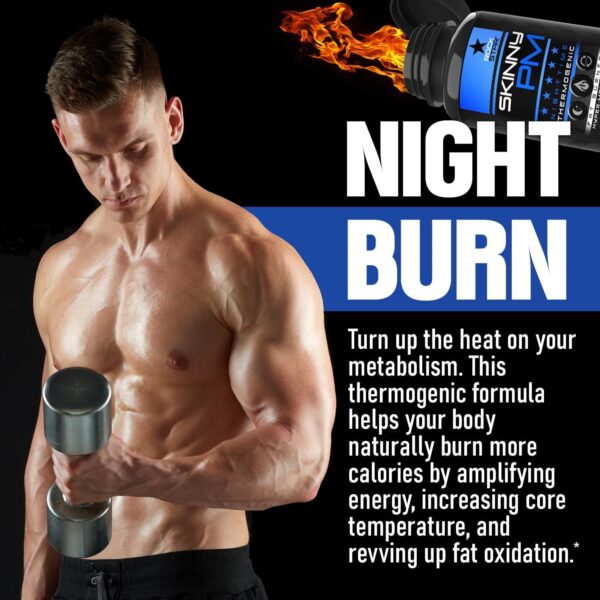 Rockstar Skinny PM - Nighttime Fat Burner Weight Loss Pills - Thermogenic Diet Pills 60ct