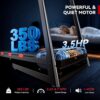 Treadmills for Home, Walking Pad Treadmill with Incline, Portable Treadmill with Handle, 350 lbs Weight Capacity,