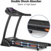 THERUN Incline Treadmill, Treadmills for Running and Walking, 300 lbs Weight Capacity Folding Treadmill with 0-15% Auto Incline, Wide Belt, 3.5 HP, App, Heart Rate