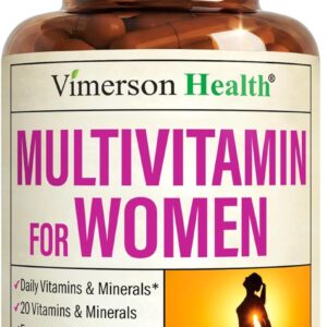 Multivitamin for Women with Methylated Vitamins and Chelated Minerals for Energy, Focus and Immune Health – Premium Daily Womens Multivitamins & Multiminerals – 60 Capsules