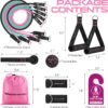 RENRANRING Resistance Bands for Working Out, 150LBS Exercise Bands, Workout Bands, Resistance Bands Set with Handles for Men Women, Legs Ankle Straps