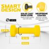 Yes4All Neoprene Coated Dumbbell Hand Weight Sets of 2 - Multiple Weight Options with 15 Colors, Anti-roll, Anti-Slip, Hexagon Shape