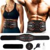 Fitness Belt,Model KLT-07,ABS Stimulator,Ab Machine,Abdominal Toning Belt,Fitness Training Ab Trainer Equipment for Home,Fitness Strength Training Workout Equipment for Men and Women Orange red