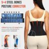 Junlan Waist Trainer for Women Belly Fat Sweat Band Cincher Waist Trimmer Tummy Sweat Belt Stomach Wrap Sauna Suit Binder