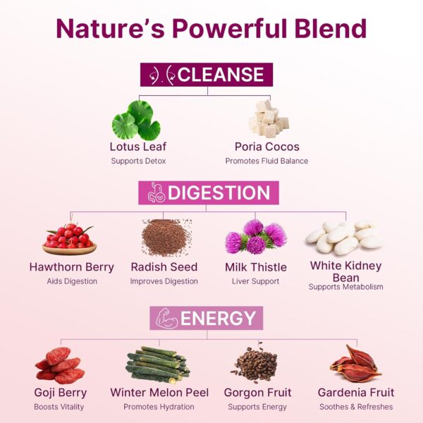 71pHth1sV1L._SL1500_.jpg Sylphoria Detox Tea,Weight Loss Tea with Lotus Leaf and Ginseng to Support Goals for Detox Cleanse, Healthy Weight and Digestive Health for Women & Men,- Hawthorn Flavor(1Pack/30Bags)