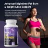 71qYwnjTdIL._AC_SL1500_.jpg Night Time Fat Burner for Weight Loss - Metabolism Booster Nighttime Belly Fat Burn & Natural Appetite Suppressant Supplement for Men Women - Relaxation Weight Control Support Pills