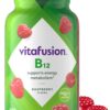 vitafusion Vitamin B12 Gummy Vitamins for Energy Metabolism Support, Raspberry Flavored, America’s Number 1 Gummy Vitamin Brand, 70 Day Supply, 140 Count