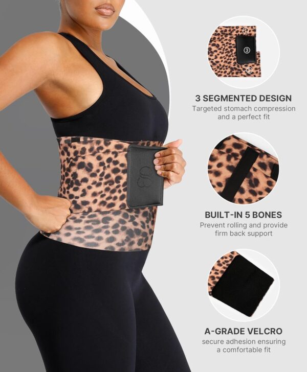 71t3N-kX9DL._AC_SL1500_.jpg SHAPELLX Waist Trainer for Women Waist Cincher Corset Shapewear Body Shaper Tummy Control Stomach Belt Postpartum Band