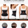 Junlan Sweat Waist Trainer for Women - Corset Sweat Band for Working Out