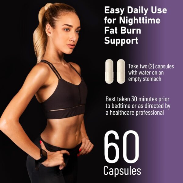71wFIYEh5aL._AC_SL1500_.jpg Night Time Fat Burner for Weight Loss - Metabolism Booster Nighttime Belly Fat Burn & Natural Appetite Suppressant Supplement for Men Women - Relaxation Weight Control Support Pills