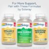 SOLARAY Once Daily High Energy Multivitamin for Women and Men – with Vitamin C, Vitamin D and Whole Food & Herb Base - Cellular Energy Metabolism & Immune Function Support – 200 Servings, 200 VegCap