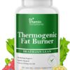 71y1R63bmCL._AC_SL1500_.jpg Thermogenic Fat Burner Brazilian Lean Weight Loss Vitamins, Dr Vitamin Waist Trimmer & Supplements for Bloating (1 Bottle, 30 Capsules)