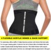 Moolida Waist Trainer Belt for Women or Men Waist Trimmer Workout Fitness Back Support Belts