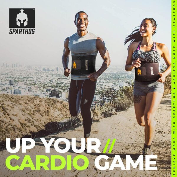 Sparthos Waist Trimmer Belt - Sweat More and Shorten Your Workout Time!