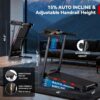 Treadmills for Home, Walking Pad Treadmill with Incline, Portable Treadmill with Handle, 350 lbs Weight Capacity,
