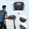 81JHWfKvmIL._AC_SL1500_.jpg Treadmill with 15-Level Auto Incline, 47"x18" Wide Running Belt, 10 MPH, 3.5 HP Brushless Incline Treadmill for Home, 350 LB Capacity, Shock Absorption, Bluetooth Speaker & App